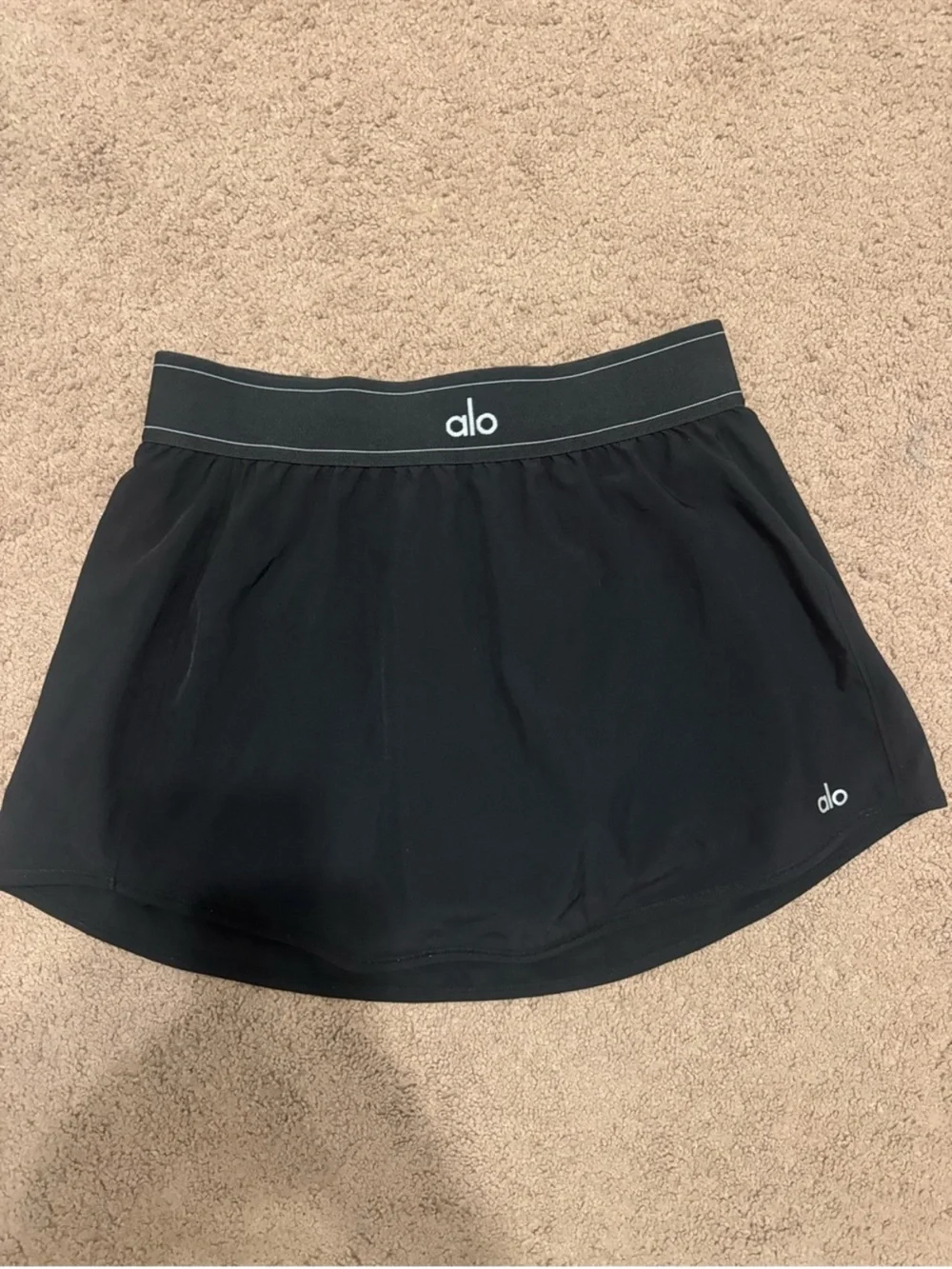 ALO Yoga Black Active Mini Skirt
